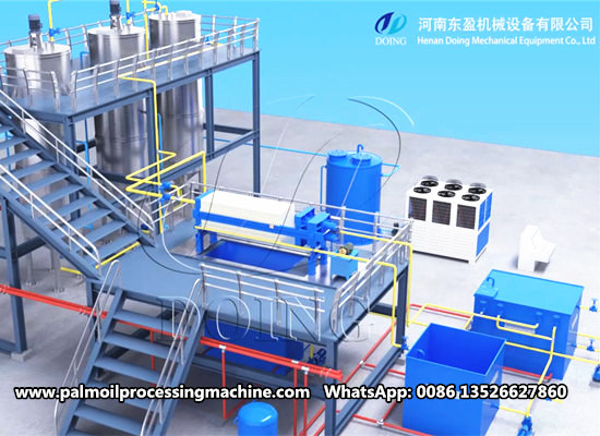 5-10tpd small scale palm oil fractionation plant video