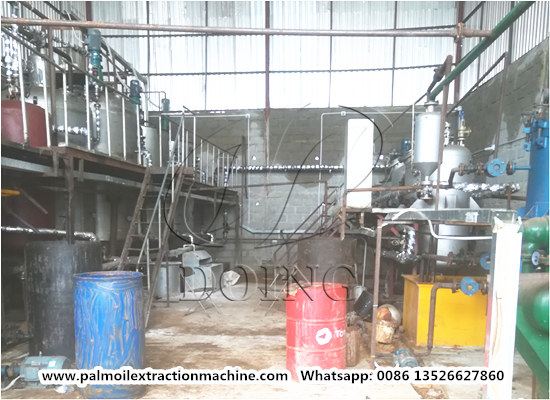 2tpd palm kernel oil refinery plant project was installed in Liberia